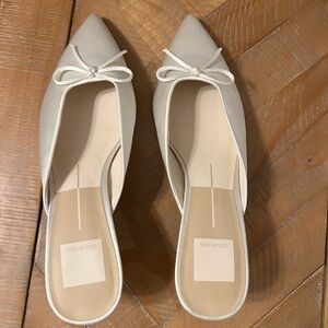 Dolce Vita Cream Pointed-Toe Mules